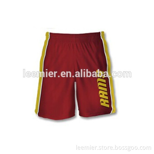 Sublimation practice lacrosse shorts/100% polyester